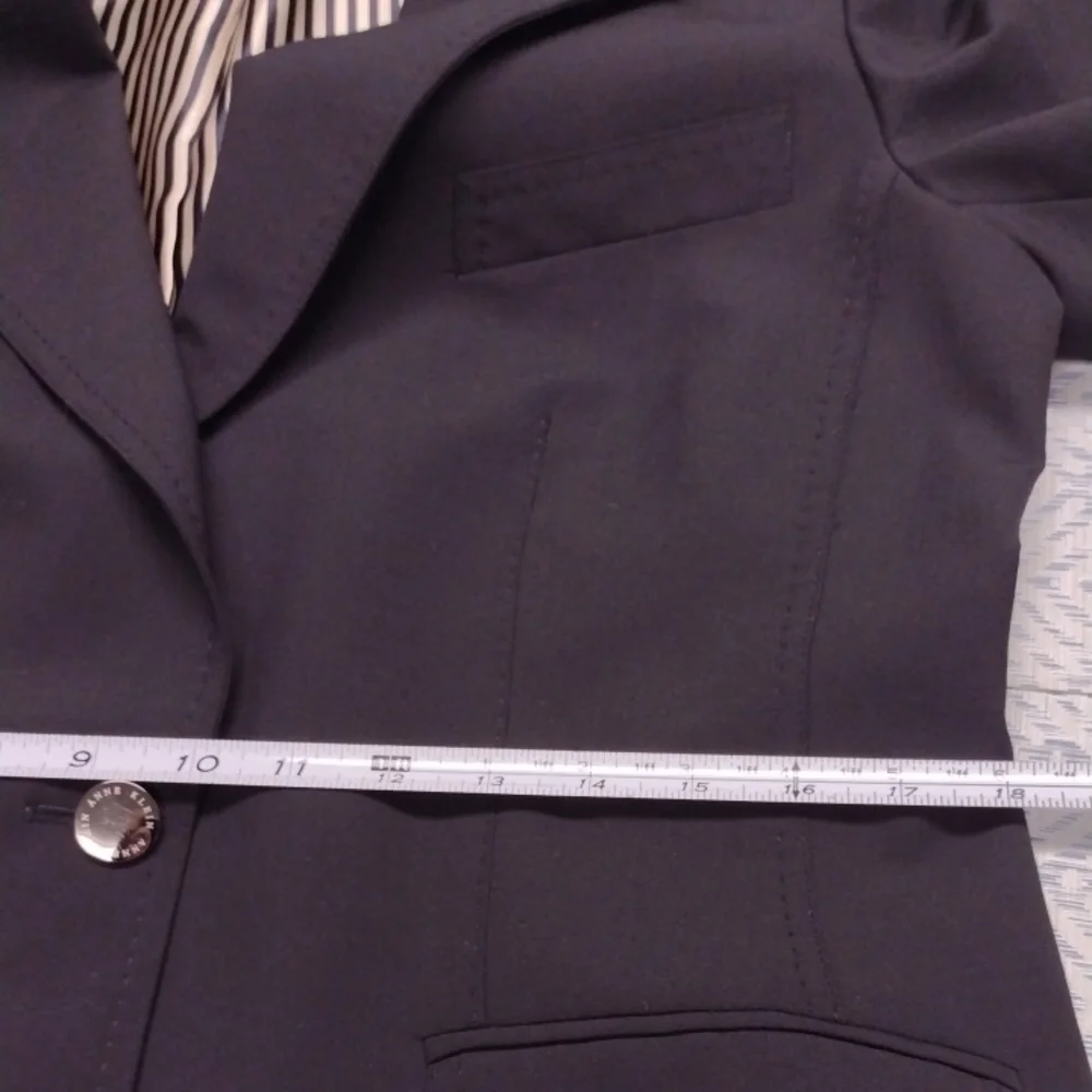 Anne Klein Black Women's Suit Jacket - Picture 13 of 16